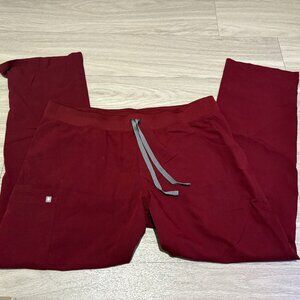 Burgundy Figs XL Tall Kade Cargo Scrub Pant